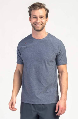 Rhone Reign Short Sleeve - Midnight Heather