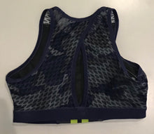 Load image into Gallery viewer, WITH High Neck Bra- Gray/Navy Camo w/ Neon Accent