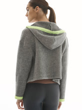 Load image into Gallery viewer, Lanston Sport Pursuit Neon Blocked Hoodie - Smoke