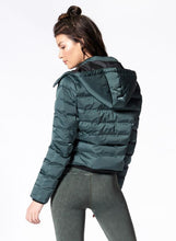 Load image into Gallery viewer, Nux Crop Puffer Jacket - Forest
