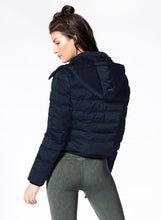 Load image into Gallery viewer, Nux Crop Puffer Jacket - Navy