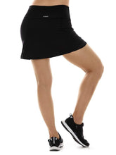 Load image into Gallery viewer, K-DEER Laser Cut Skort in Black
