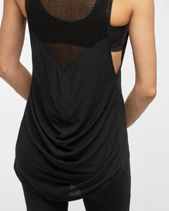 MICHI  Molten Tank Top - Black