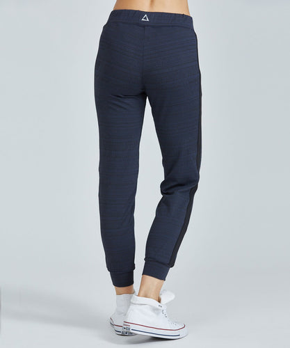 Prism Sport Track Pant - Navy Jacquard