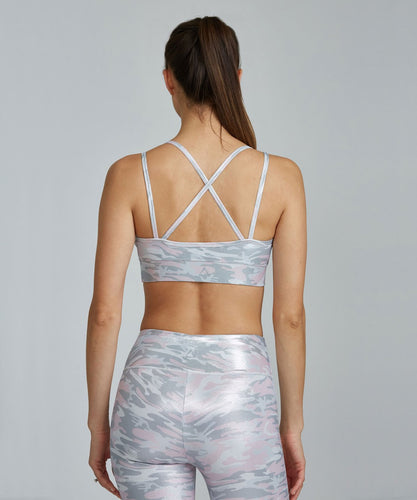 Prism Sport Strappy Bra- Pink Glamo