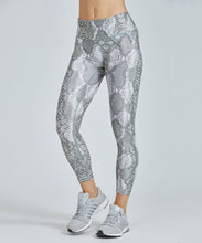 Load image into Gallery viewer, Prism Sport Hi Waist Barre 7/8 Legging - Shimmer Python