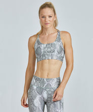 Load image into Gallery viewer, Prism Sport Strappy Bra - Shimmer Python