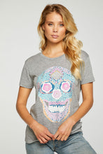 Load image into Gallery viewer, Chaser Jersey Calavera Tee - Streaky Grey