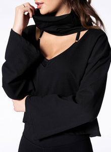 Nux Open Up Sweatshirt - Black